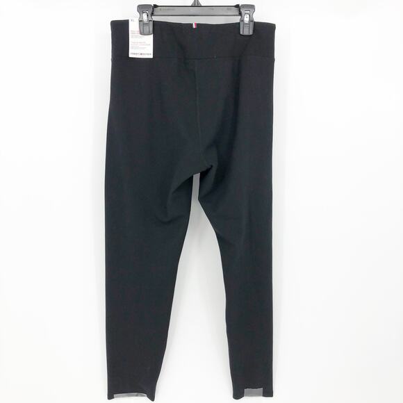 TOMMY HILFIGER SPORT Womens Athletic Leggings US XL Black High-Rise NWT - Picture 7 of 12